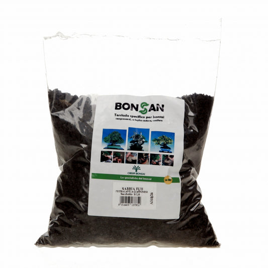 Bonsan fuji zwart vulkanisch zand voor bonsai - 1,6 liter